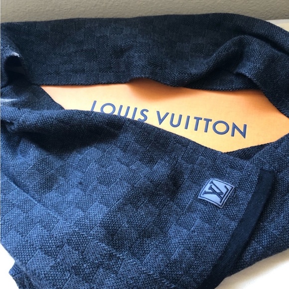 Louis Vuitton Petit Damier Graphite LV Logo
Wool Scarf - Picture 4 of 15